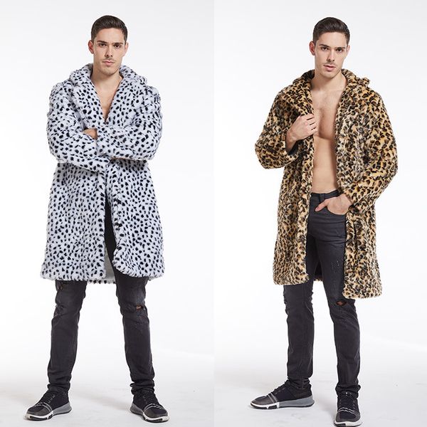 men coat thanksgiving gift winter outdoor warmth faux fox fur coats medium and long tiger stripes leopard print long sleeves jacket casual f, Black;brown
men coat thanksgiving gift winter outdoor warmth faux fox fur coats medium and long tiger stripes leopard print long sleeves jacket casual f, Black;brown