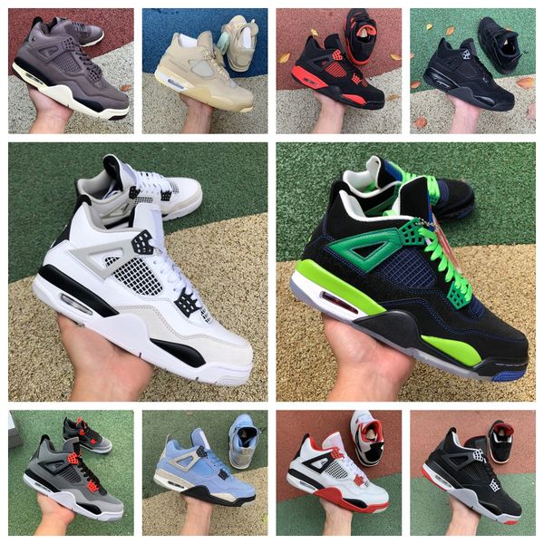 military black 4 4s basketball shoes mens women university blue sail white cement black cat bred red thunder infrared midnight navy pure
military black 4 4s basketball shoes mens women university blue sail white cement black cat bred red thunder infrared midnight navy pure