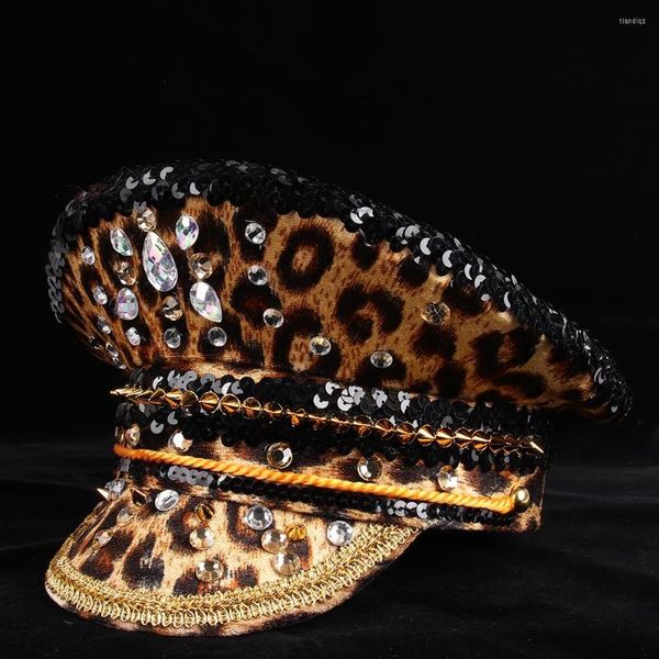 berets military style captains hat with punk rivet women leopard army cortical sergeant cap rave festival cosplay2382257, Blue;gray
berets military style captains hat with punk rivet women leopard army cortical sergeant cap rave festival cosplay2382257, Blue;gray