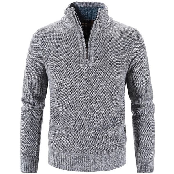men's sweaters winter fleece thicker sweater half zipper turtleneck warm pullover quality male slim knitted wool for spring 221008, White;black
men's sweaters winter fleece thicker sweater half zipper turtleneck warm pullover quality male slim knitted wool for spring 221008, White;black