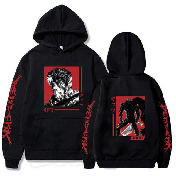 men's hoodies sweatshirts berserk anime hoodie winter warm harajuku pullovers long sleeves double side g221008, Black
men's hoodies sweatshirts berserk anime hoodie winter warm harajuku pullovers long sleeves double side g221008, Black
