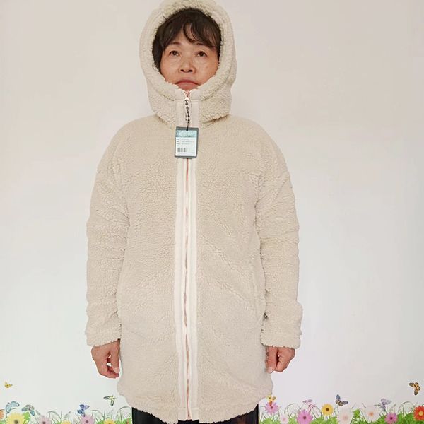 women's wool & blends white coral velvet outerwear female outdoor warm cashmere winter thickened coat leisure clothes, Black
women's wool & blends white coral velvet outerwear female outdoor warm cashmere winter thickened coat leisure clothes, Black