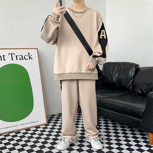 men's tracksuits loose fit tracksuit 2 piece autumn winter hip hop clothes korean fashion streetwear outfits sets punk style g221007, Gray
men's tracksuits loose fit tracksuit 2 piece autumn winter hip hop clothes korean fashion streetwear outfits sets punk style g221007, Gray