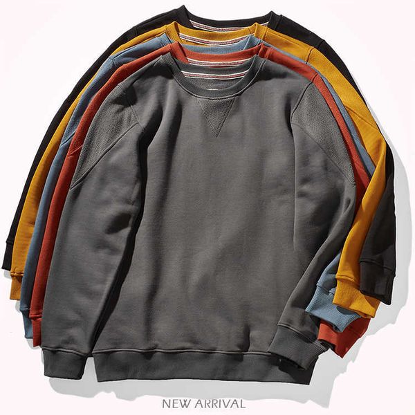 men's hoodies sweatshirts autumn new american retro heavyweight solid color simple pure cotton washed pullover knitted casual sportwear, Black
men's hoodies sweatshirts autumn new american retro heavyweight solid color simple pure cotton washed pullover knitted casual sportwear, Black