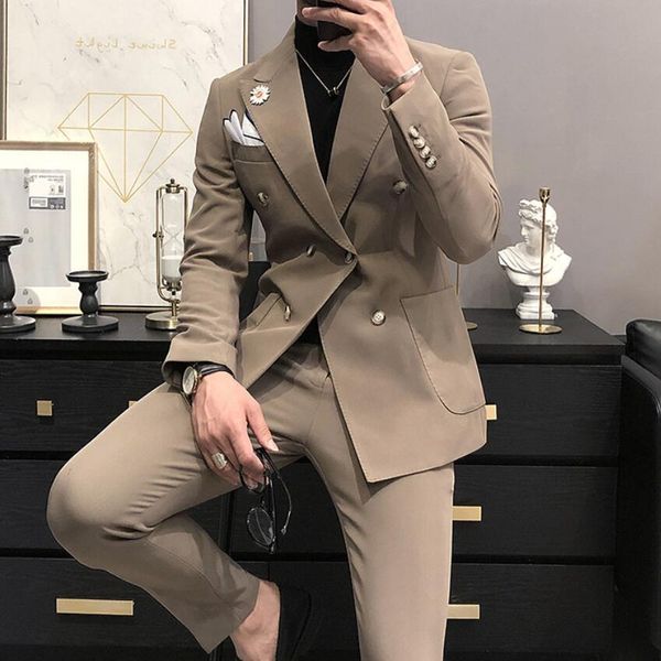 men's suits blazers jackettrousers men blazers formal business wedding suits men man groom tuxedos slim fit costume homme coat pant 2 p, White;black
men's suits blazers jackettrousers men blazers formal business wedding suits men man groom tuxedos slim fit costume homme coat pant 2 p, White;black