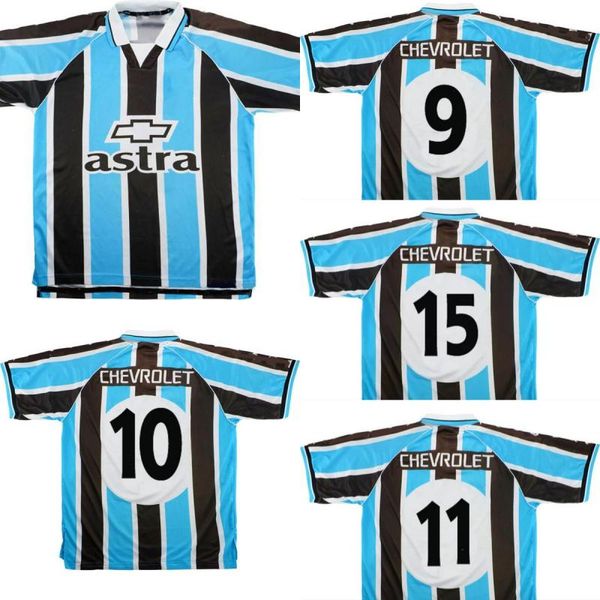 2000 retro soccer jerseys zinho nene warley gremio alegre 2001 ronaldinho home blue black vintage man classic football shirt s
2000 retro soccer jerseys zinho nene warley gremio alegre 2001 ronaldinho home blue black vintage man classic football shirt s