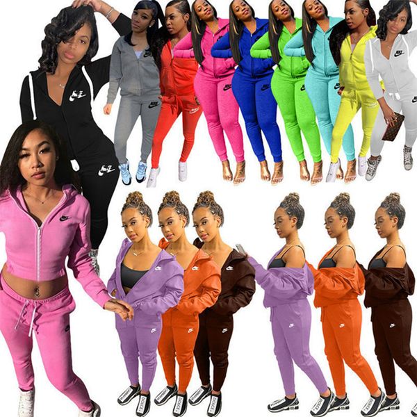2022 brand women embroidery letter tracksuits winter fall hooded 2 piece set casual jacket pants fashion sports suit long sleeve outfits dhl, Gray
2022 brand women embroidery letter tracksuits winter fall hooded 2 piece set casual jacket pants fashion sports suit long sleeve outfits dhl, Gray