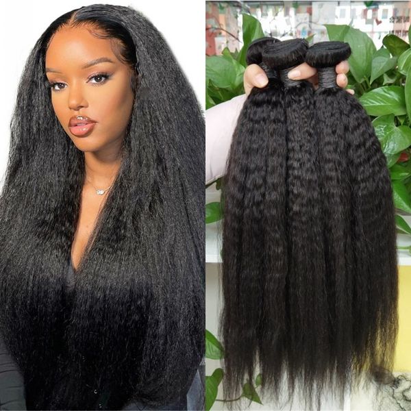 kinky straight wefts for women 9a peruvian human hair extensions yaki 3 bundles natural hair weave, Black
kinky straight wefts for women 9a peruvian human hair extensions yaki 3 bundles natural hair weave, Black