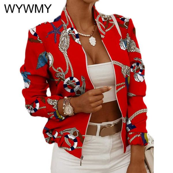 women's jackets wywmy spring women's jacket vintage print women fashion long sleeve slim thin zipper ladies jackets coat woman ve, Black;brown
women's jackets wywmy spring women's jacket vintage print women fashion long sleeve slim thin zipper ladies jackets coat woman ve, Black;brown