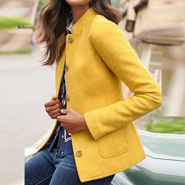 women's jackets women stand collar coats jackets women autumn winter women coat long sleeve overcoats female casual solid outwear butto, Black;brown
women's jackets women stand collar coats jackets women autumn winter women coat long sleeve overcoats female casual solid outwear butto, Black;brown