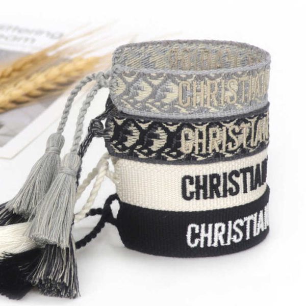 2022s designers brand adjustable bracelet luxury woven friendship bangle for women men vintage braided bangles embroidery tassel bracelets j, Golden;silver
2022s designers brand adjustable bracelet luxury woven friendship bangle for women men vintage braided bangles embroidery tassel bracelets j, Golden;silver