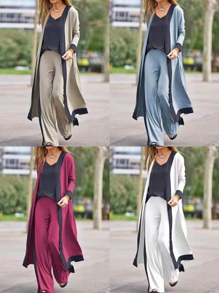 casual women long cardigan sling loose pants sets elegant patchwork lady outfits suits fashion femme 3pc sets steetwear, White
casual women long cardigan sling loose pants sets elegant patchwork lady outfits suits fashion femme 3pc sets steetwear, White