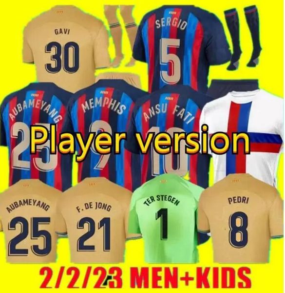 price camisetas de football soccer jersey memphis kessie pedri barcelona adama ferran 21 22 23 ansu fati 2022 2023 f. de jong dest kit, Black;yellow
price camisetas de football soccer jersey memphis kessie pedri barcelona adama ferran 21 22 23 ansu fati 2022 2023 f. de jong dest kit, Black;yellow