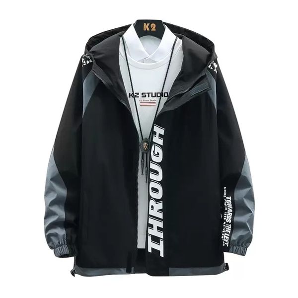 fashion trend letter printing pullover jackets for men hip hop zipper high streetwear thin couples hooded windbreaker outerwear jk2011, Black;brown
fashion trend letter printing pullover jackets for men hip hop zipper high streetwear thin couples hooded windbreaker outerwear jk2011, Black;brown