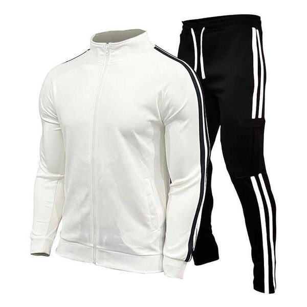 men's tracksuits spring and autumn air layer side stripe zipper sportswearworkwear sports pants set fashion casual jogging pce g221010, Gray
men's tracksuits spring and autumn air layer side stripe zipper sportswearworkwear sports pants set fashion casual jogging pce g221010, Gray