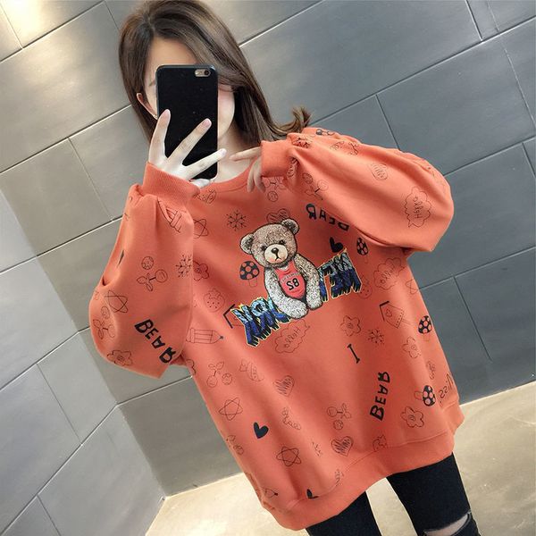 fashion womens hoodies men designer hoodie casual pullover long sleeve flocking teddy bear sweethearts outfit skateboard hoody size s-3xl, Black
fashion womens hoodies men designer hoodie casual pullover long sleeve flocking teddy bear sweethearts outfit skateboard hoody size s-3xl, Black