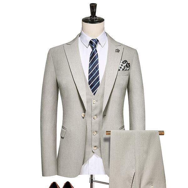 men's suits blazers jacketvestpantsbusiness men's groomsmen blazers trousers groom wedding dress banquet solid color slim fit suit, White;black
men's suits blazers jacketvestpantsbusiness men's groomsmen blazers trousers groom wedding dress banquet solid color slim fit suit, White;black