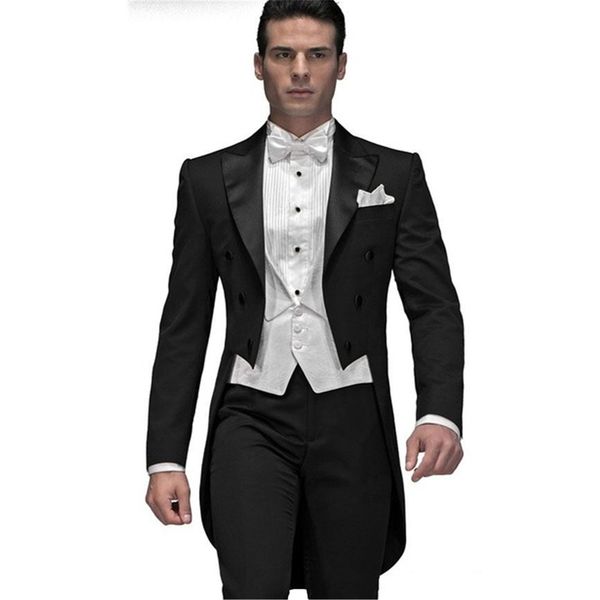 men's suits blazers custom made black groom tailcoat groomsman men's wedding prom suits jacketpantsvestbow tie 221008, White;black
men's suits blazers custom made black groom tailcoat groomsman men's wedding prom suits jacketpantsvestbow tie 221008, White;black