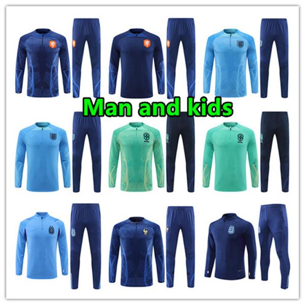 2023 designers tracksuits and kids mens designer tracksuits trainers football tracksuit player version soccer training suit, Black
2023 designers tracksuits and kids mens designer tracksuits trainers football tracksuit player version soccer training suit, Black