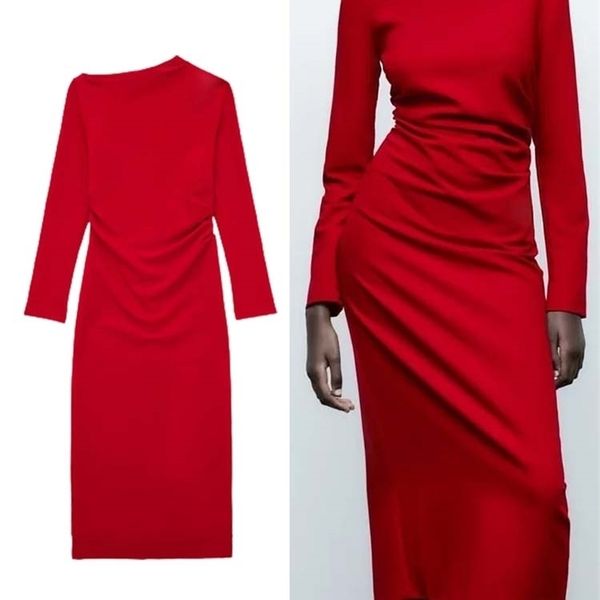 casual dresses traf women pleated decoration silksatin texture long dress fashion vintage long sleeve slim causal elegant dresses 221008, Black;gray
casual dresses traf women pleated decoration silksatin texture long dress fashion vintage long sleeve slim causal elegant dresses 221008, Black;gray