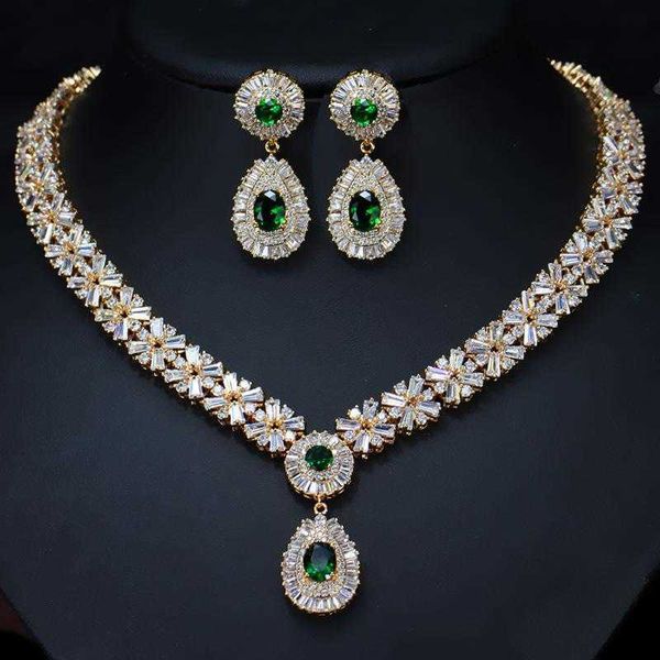 earrings necklace champagne gold bridal wedding jewelry set eco-friendly copper inlaid red green blue zircon 2pcs sets for women
earrings necklace champagne gold bridal wedding jewelry set eco-friendly copper inlaid red green blue zircon 2pcs sets for women