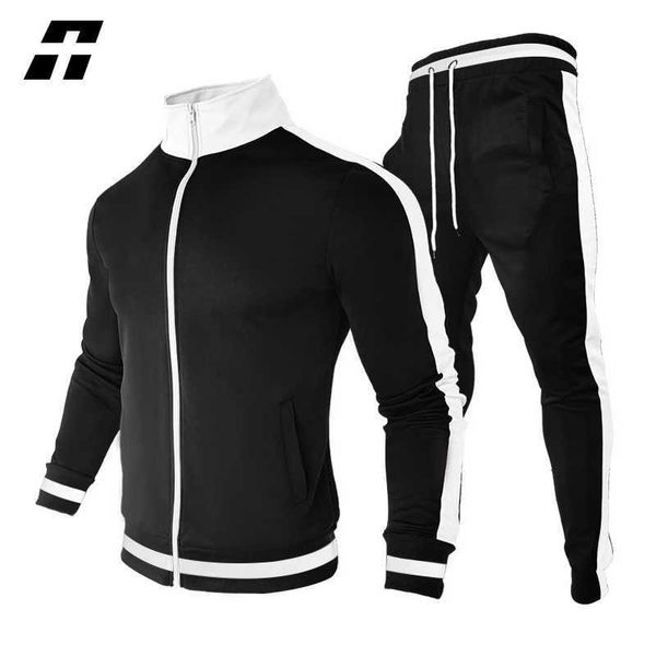 men's tracksuits men tracksuit casual brand hoodies sets zipper jacket piecepants striped gym sports suit male hip hop streetwear g2210, Gray
men's tracksuits men tracksuit casual brand hoodies sets zipper jacket piecepants striped gym sports suit male hip hop streetwear g2210, Gray