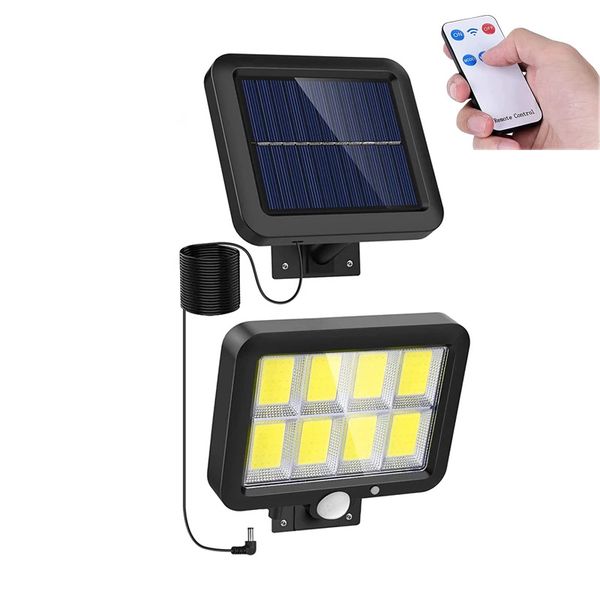 120cob 160cob splited solar lamp garden wall night lighting motion sensor waterproof outdoor 3 modes remote control 5m cord
120cob 160cob splited solar lamp garden wall night lighting motion sensor waterproof outdoor 3 modes remote control 5m cord