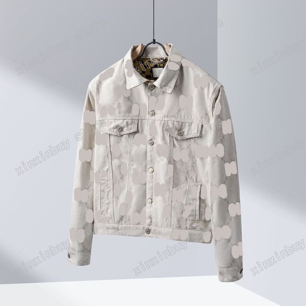 xinxinbuy men designer coat jacket denim jacquard letters panelled long sleeve women black khaki s-2xl, Black;brown
xinxinbuy men designer coat jacket denim jacquard letters panelled long sleeve women black khaki s-2xl, Black;brown