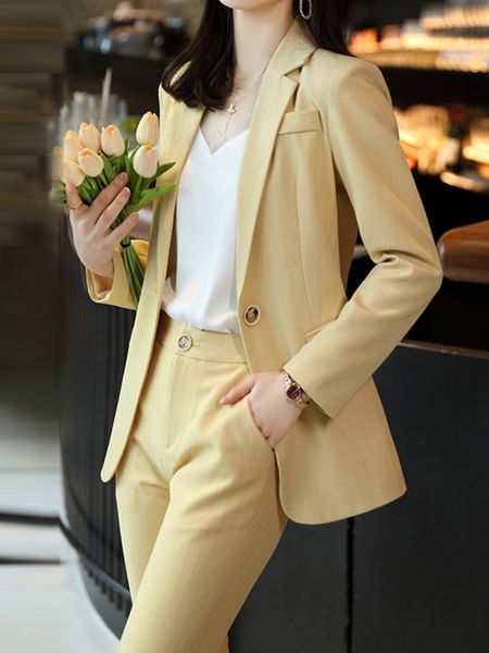 women's suits blazers spring fashion casual women blazer pantsuit long sleeve slim jacket pencil pants 2 piece set ladies business trou, White;black
women's suits blazers spring fashion casual women blazer pantsuit long sleeve slim jacket pencil pants 2 piece set ladies business trou, White;black