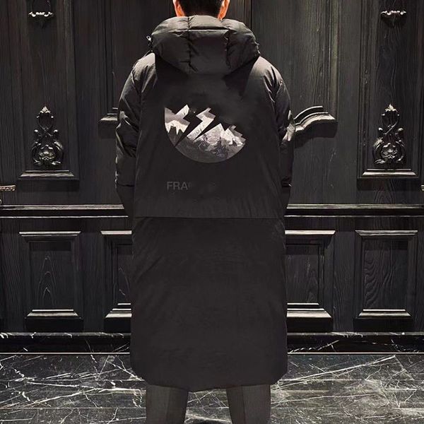 designer mens down parkas women's long lightning hoodie couple's casual thickened fashion warm jacket, Black
designer mens down parkas women's long lightning hoodie couple's casual thickened fashion warm jacket, Black