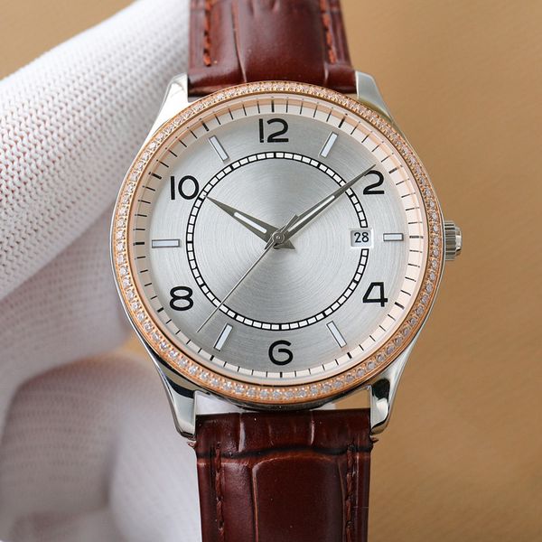 diamonds men watch 40mm automatic mechanical wristwatches business wristwatch montre de luxe watches for men, Slivery;brown
diamonds men watch 40mm automatic mechanical wristwatches business wristwatch montre de luxe watches for men, Slivery;brown