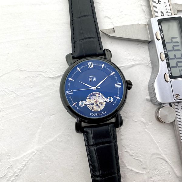 men watch stainless steel tourbillon three stitches 42mm automatic mechanical watches luxury brand leather strap pat fashion, Slivery;brown
men watch stainless steel tourbillon three stitches 42mm automatic mechanical watches luxury brand leather strap pat fashion, Slivery;brown