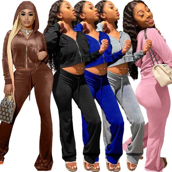 womens tracksuits fashion velour set soft two pieces pants active hooded jackets joggers pure color xs-2xl suits, Gray
womens tracksuits fashion velour set soft two pieces pants active hooded jackets joggers pure color xs-2xl suits, Gray