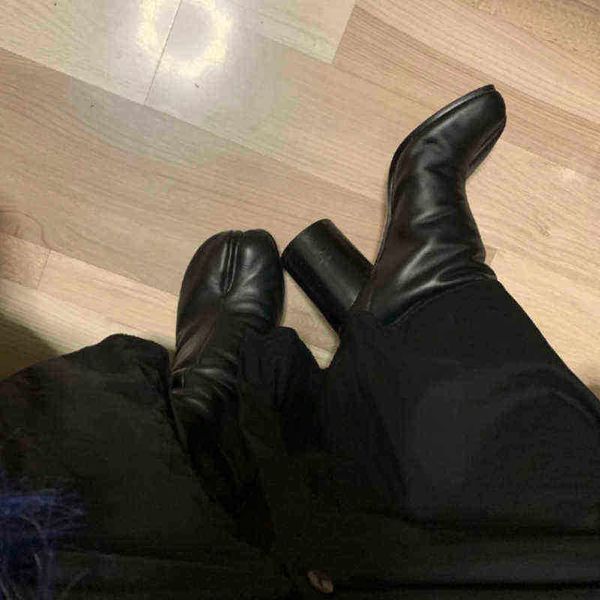 designer boots brand design tabi split toe chunky high heel women leather zapatos mujer fashion autumn shoes botas 220815, Black
designer boots brand design tabi split toe chunky high heel women leather zapatos mujer fashion autumn shoes botas 220815, Black