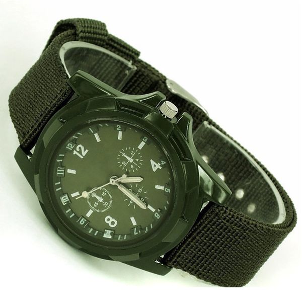 leisure dwaterproof waterproof men quartz watches army soldier military canvas strap fabric analogue watch sports wristwatches montres de lu, Slivery;brown
leisure dwaterproof waterproof men quartz watches army soldier military canvas strap fabric analogue watch sports wristwatches montres de lu, Slivery;brown