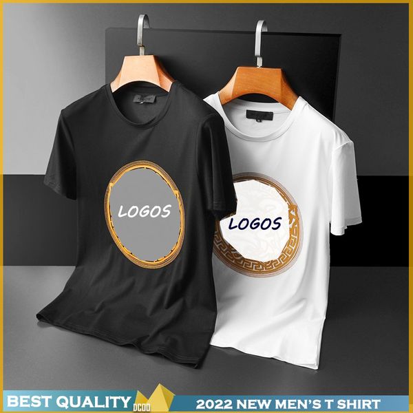 embroidery cotton t shirt for mens round neck short sleeves letter europ desginer black and white color classics casual summer breathable t
embroidery cotton t shirt for mens round neck short sleeves letter europ desginer black and white color classics casual summer breathable t