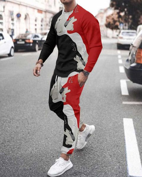 men's tracksuits fashion autumn new men tracksuit casual gradient sports set long sleeved tshirt pieces setspants fitness sportswear su, Gray
men's tracksuits fashion autumn new men tracksuit casual gradient sports set long sleeved tshirt pieces setspants fitness sportswear su, Gray