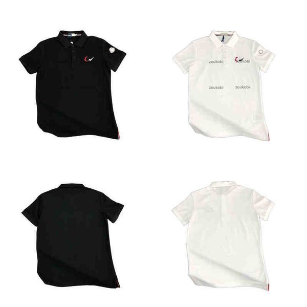 2022 monclair new hooded short men's short sleeved polo slim fit summer business casual lapel t-shirt, White;black
2022 monclair new hooded short men's short sleeved polo slim fit summer business casual lapel t-shirt, White;black
