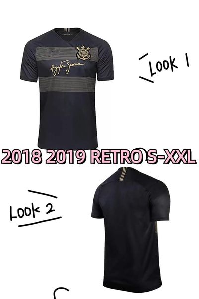 18 19 corinth retro soccer jerseys vintage camisetas de futbol corinthian gil gabriel balbuena cassio jadson senna kazim man classic, Black
18 19 corinth retro soccer jerseys vintage camisetas de futbol corinthian gil gabriel balbuena cassio jadson senna kazim man classic, Black