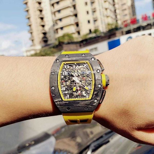 red wine barrel fashion richa watch rm11 automatic machine milles personality men s carbon fiber, Slivery;brown
red wine barrel fashion richa watch rm11 automatic machine milles personality men s carbon fiber, Slivery;brown
