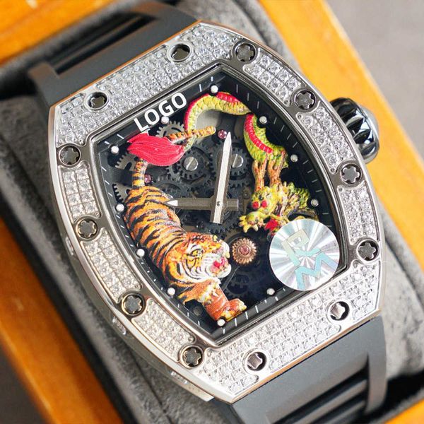 manufacturer supply waterproof luxury automatic tai chi tourbillon diamond wrist women mechanical high end hand painted watch, Slivery;brown
manufacturer supply waterproof luxury automatic tai chi tourbillon diamond wrist women mechanical high end hand painted watch, Slivery;brown