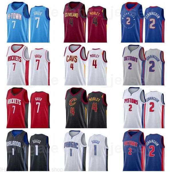 'nba'screen print basketball jalen green''nba''jersey suggs 2 cade cunningham breathable pure cotton for sport, Black;red
'nba'screen print basketball jalen green''nba''jersey suggs 2 cade cunningham breathable pure cotton for sport, Black;red