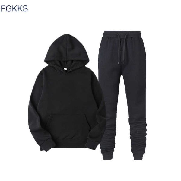men's tracksuits fgkks fashion sports sets solid color street men casual hoodies suit comfortable simple male tracksuit g221007, Gray
men's tracksuits fgkks fashion sports sets solid color street men casual hoodies suit comfortable simple male tracksuit g221007, Gray