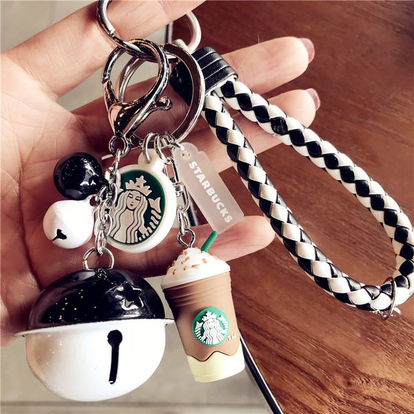 2022 keychains korean creative cute cartoon lovers simulation 1 gram coffee cup star dad woven rope bell car key chain bag pendant resin rub, Silver
2022 keychains korean creative cute cartoon lovers simulation 1 gram coffee cup star dad woven rope bell car key chain bag pendant resin rub, Silver