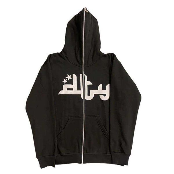 men's hoodies sweatshirts y2k full zip hip hop graphic print hooded streetwear haruku goth oversized winter men jackets coat clothes, Black
men's hoodies sweatshirts y2k full zip hip hop graphic print hooded streetwear haruku goth oversized winter men jackets coat clothes, Black