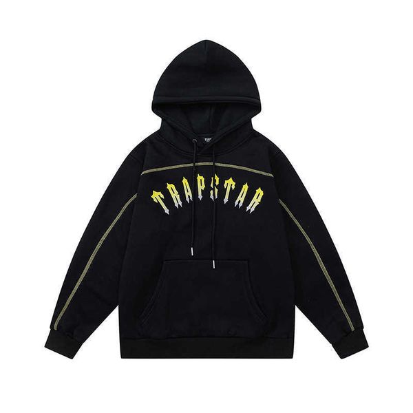 men's hoodies sweatshirts 2022fw trapstar sports suit men women 1 1 gradient letter embroidery hooded sweatshirt plush g221008, Black
men's hoodies sweatshirts 2022fw trapstar sports suit men women 1 1 gradient letter embroidery hooded sweatshirt plush g221008, Black