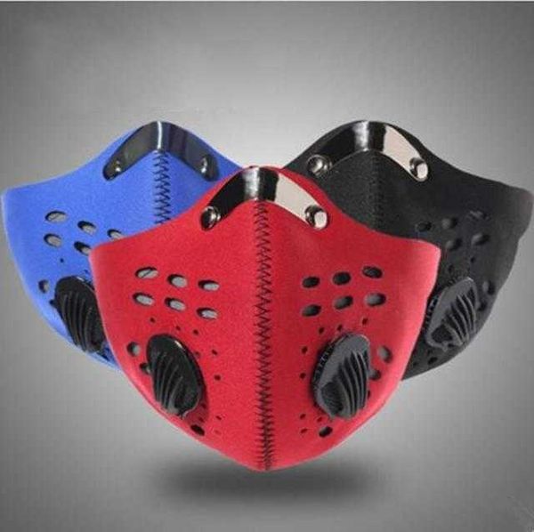 Image of Mountain Road Bike Bicycles Half Face Mask PM2.5 Anti-Dust Cycling Faces Masks Breathable Activated Carbon Cycling Running Bicycle comfortable