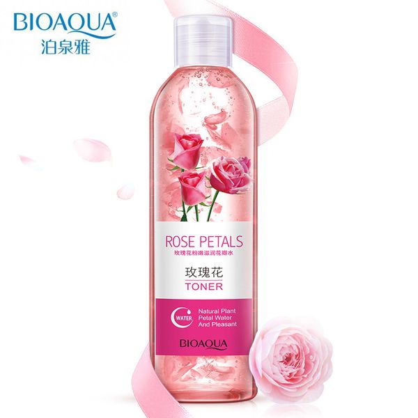 bioaqua rose petals essence water face toners shrink pores moisturizing oil control skin care toner 250ml
bioaqua rose petals essence water face toners shrink pores moisturizing oil control skin care toner 250ml