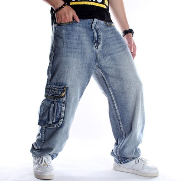 men's jeans eu style multiple pockets long baggy jeans men fashion hip hop jeans loose street dance hiphop skateboard denim pants 22100, Blue
men's jeans eu style multiple pockets long baggy jeans men fashion hip hop jeans loose street dance hiphop skateboard denim pants 22100, Blue