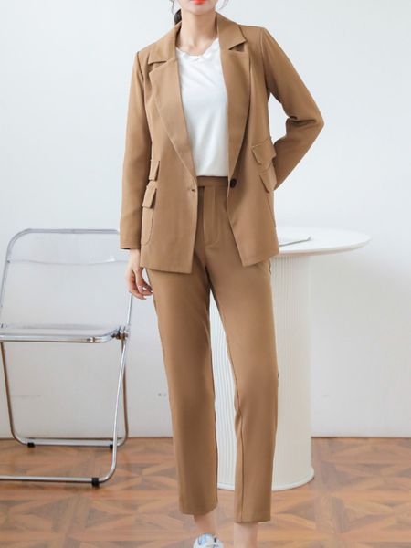 women's suits blazers spring elegant women blazer pantsuit long sleeve jacket pencil pants 2 piece set female fashion korean business t, White;black
women's suits blazers spring elegant women blazer pantsuit long sleeve jacket pencil pants 2 piece set female fashion korean business t, White;black